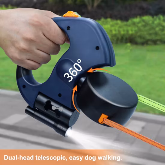 Laisse de marche rétractable automatique pour chien, fournitures pour animaux de compagnie, produits pour chiens